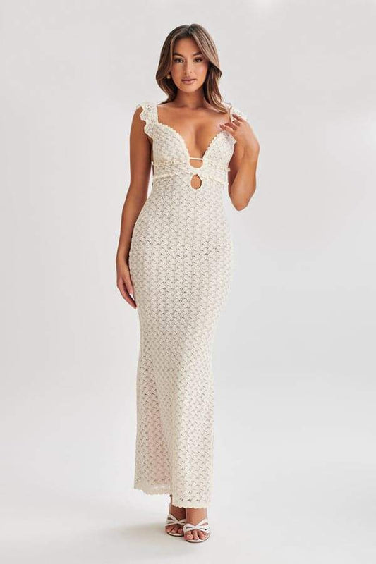 Solene Lace-Up Maxi