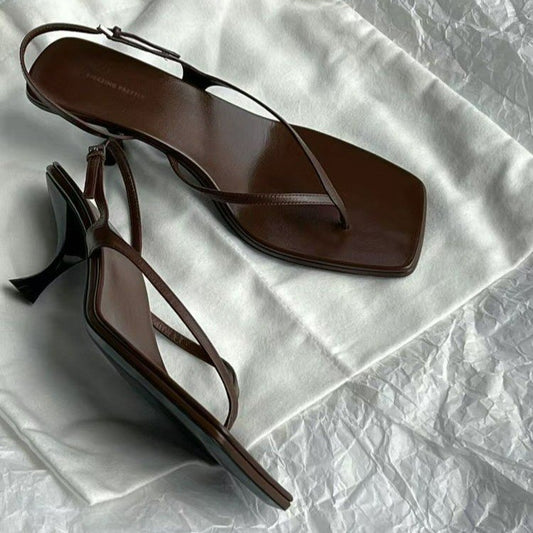 Tier Heel Flip Flops