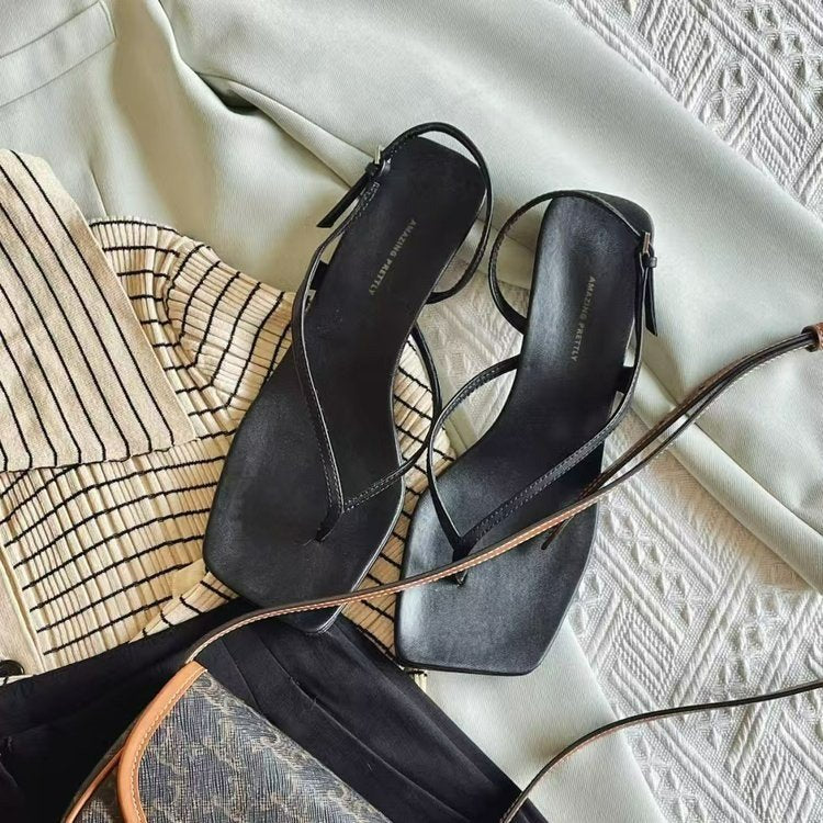 Tier Heel Flip Flops