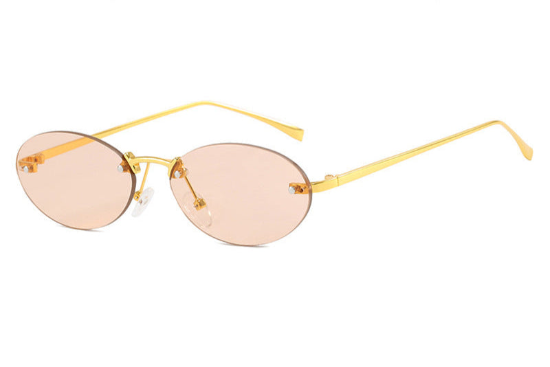 Oval Rivet Sunglasses