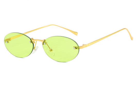 Oval Rivet Sunglasses
