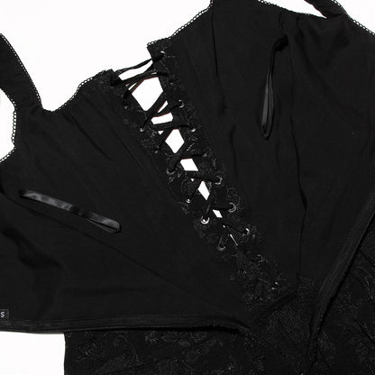 Noir Muse Mini Dress