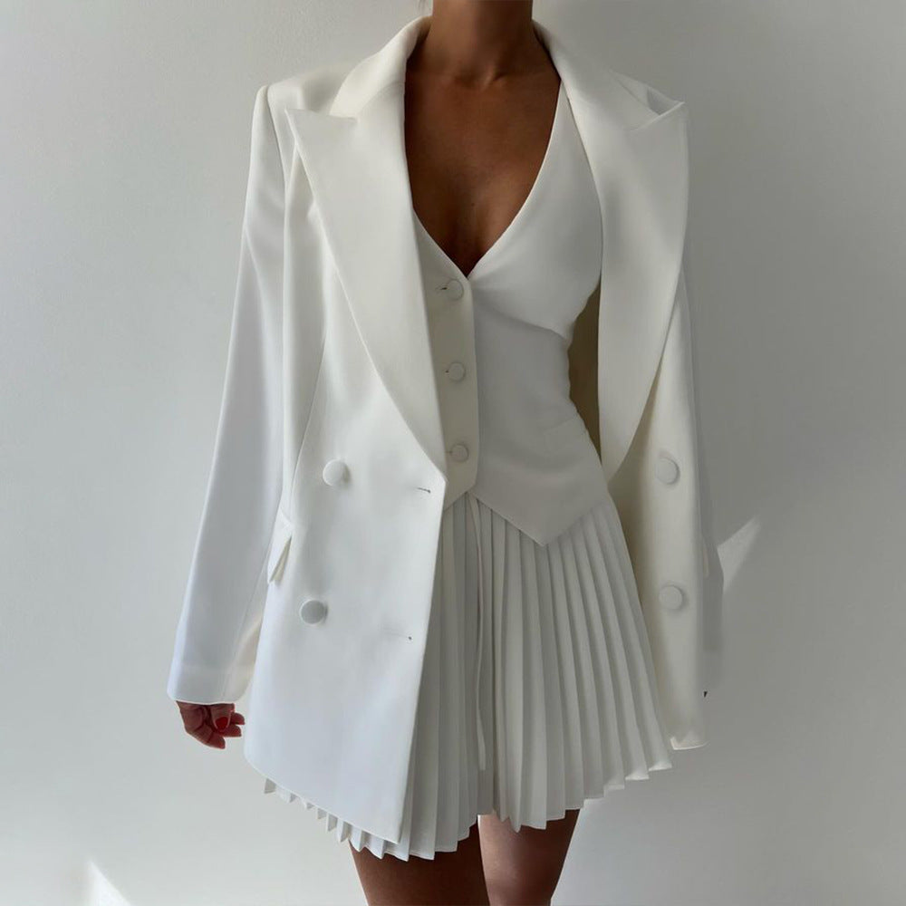 Solène Pleated Skirt Set