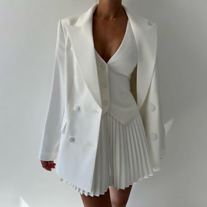 Solène Pleated Skirt Set