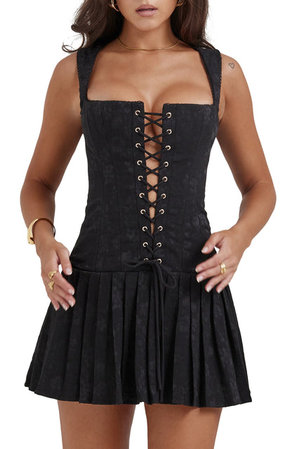 Noir Muse Mini Dress