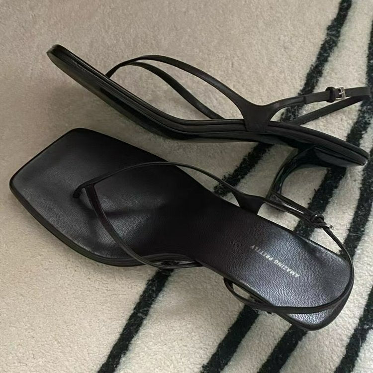 Tier Heel Flip Flops