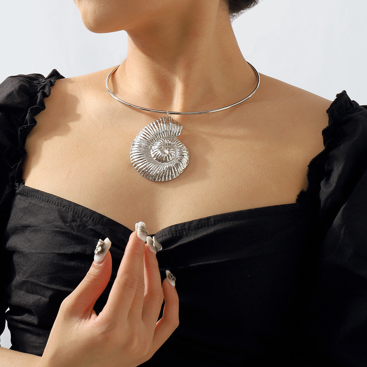 Aurelia Geo Pendant Necklace