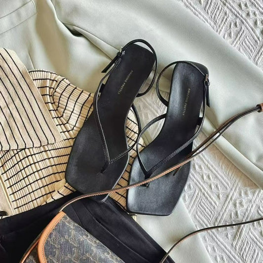 Tier Heel Flip Flops