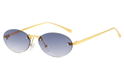 Oval Rivet Sunglasses
